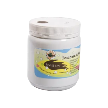 Vodová barva Tempera 0,5 kg - /21-hnědá bte21