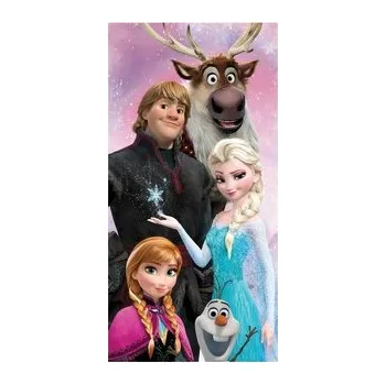 Sprchový závěs Jerry Fabrics Osuška Frozen Family 04 70x140 cm