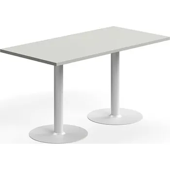 Jídelní stůl Stůl VERTICUS, 1400x700x720 mm, světle šedá/bílá
