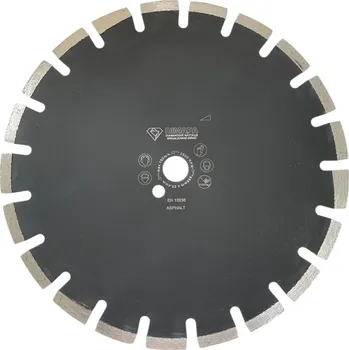 Řezný kotouč 350x25,4 mm ASFALT diamantový řezný kotouč DIMAPA