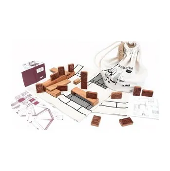 ostatní stavebnice DWOOD Zahradní domek dřevěná stavebnice s příběhem 76 + 13 dílů