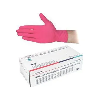 Vyšetřovací rukavice Rukavice nest.vyš.CVET nitril XS/100ks bez pudru, aloe