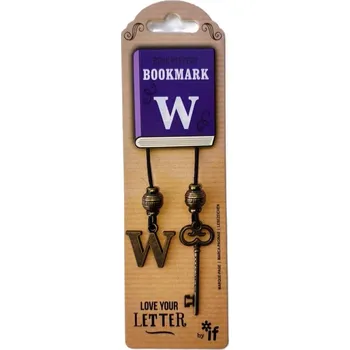 Set školních potřeb Book Keepers zakładka do książki litera W