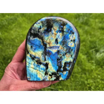 Přírodní kámen Dekorativní kámen freeform labradorit 1103g Madagaskar