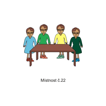 Informační tabulka Samolepky OZNAČENÍ TŘÍD - Ředitelna č.3 8502-96