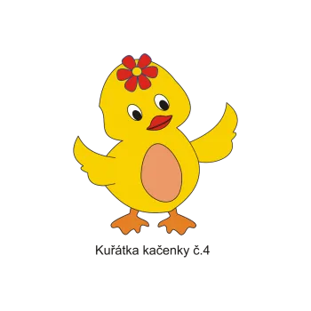 Informační tabulka Samolepky OZNAČENÍ TŘÍD - Kuřátka č.4 8502-71