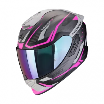 Motodoplněk Moto přilba SCORPION EXO-1400 EVO II AIR ACCORD matná černo/růžová L