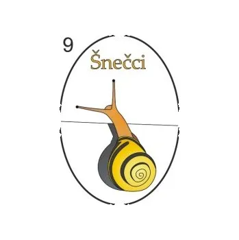 Informační tabulka Samolepky OZNAČENÍ TŘÍD - Šnečci č.9 8504-21