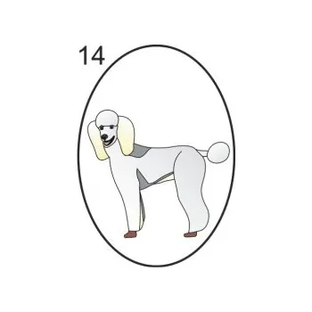 Informační tabulka Samolepky OZNAČENÍ TŘÍD - Pejsci č.14 8502-00