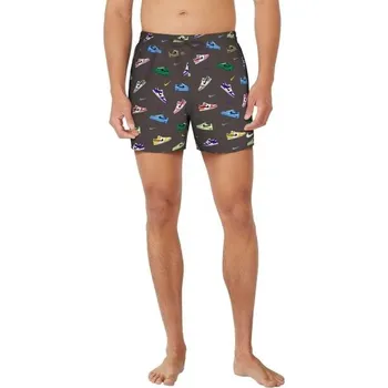 Pánské plavky Pánské plavecké šortky Nike MULTI PRINT S Hnědá, Mix