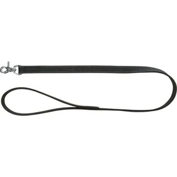 Pro psa RUSTIC kožené vodítko Heartbeat, M-L: 1,00m/20mm, černá