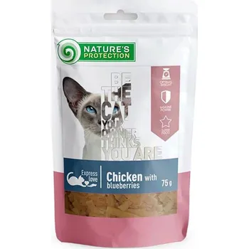 Krmivo pro kočku Pamlsok Natures P Snack cat chicken & blueberries 75 g
