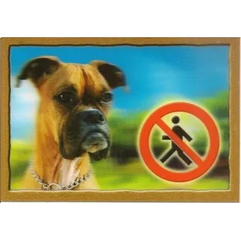 Samolepicí dekorace na vozidlo Cedulka 3D PSI, Boxer