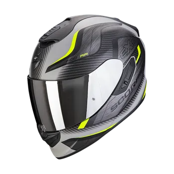Motodoplněk Moto přilba SCORPION EXO-1400 EVO AIR ATTUNE matná šedo/černo/neonově žlutá XS