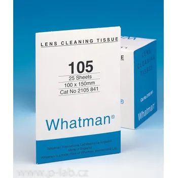 Tepelná izolace Ubrousky na čištění optických povrchů (Popis: Papírky WHATMAN, Rozměry (mm): 200 x 300, Balení: 100 listů)