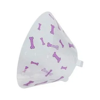 Ochranný límec pro zvířata Límec ochranný BUSTER plastový Bone fialový 10cm