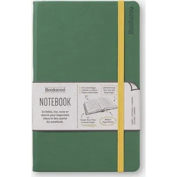 Set školních potřeb Bookaroo Notatnik Journal A5 - Ciemna zieleń