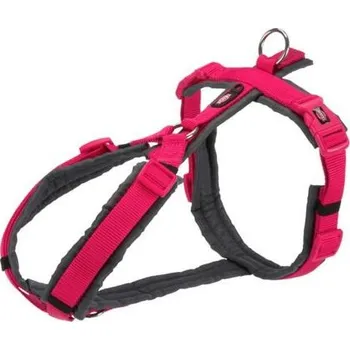 Postroj pro psa PREMIUM trekingový postroj, fuchsia/grafit M:hruď:53-64 cm/20 mm