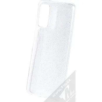 Pouzdro na mobilní telefon 1Mcz Crystal Glitter pouzdro pro Samsung Galaxy S20, průhledná