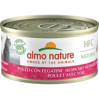 Krmivo pro kočku Almo Nature HFC Megapack Kuře s kuřecími játry 6x70 g