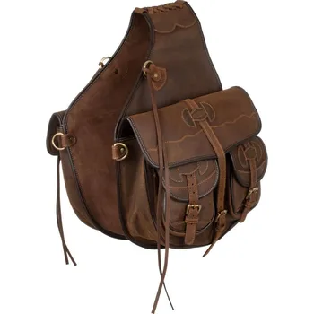 Kožená westernová brašna Pool's Hnědá