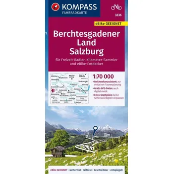 Kompass Berchtesgadener Land,Salzburg 1:70 t. voděodolná