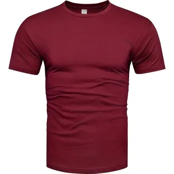 Pánské tričko Recea Pánské tričko s krátkým rukávem Niu bordó M