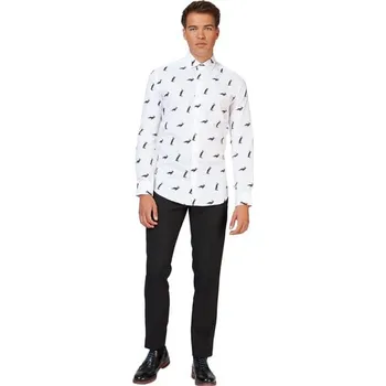 Karnevalový kostým Opposuits - Opposuits košile tučňáci pro muže - XXXL