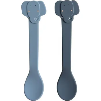 TRIXIE Dětské silikonové lžičky 2ks Mrs. Elephant