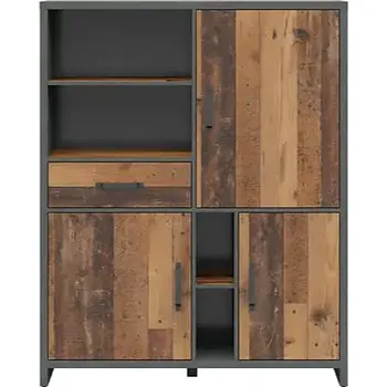 Dětský pokoj WESTON regál REG3D1S, borovice old style/matera - SLEVA 3% s kodem radost25