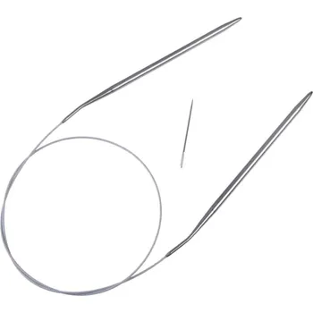 Jehlice Annie's Knit Pevné kruhové jehlice s jehlou 40 cm – nerezová ocel Velikost: 2 mm