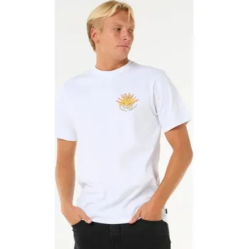 Pánská móda RIP CURL triko - Dazed Tee White (1000)