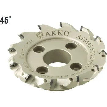 Fréza Nástrčná rovinná fréza 50mm 45° pro SEMT 12T3 , AKKO AFM45-SE12-D050-A22-Z04-H