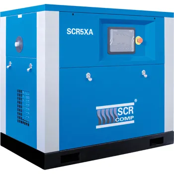 Kompresor Šroubové kompresory SCR - Screw Compressor Spirálový kompresor SCR-2/8XA příkon motoru 2,2 kW, dodávaný tlak 8 bar, objemový výkon 14,4 Nm³/h
