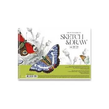 Spirálový náčrtník Shkolyaryk Muse Sketch&Draw A4, 50 listů,rychlé dodání