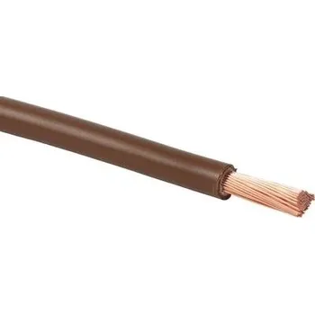 elektrický kabel Vodič CYA H07V-K 2,5 Prysmian, hnědý