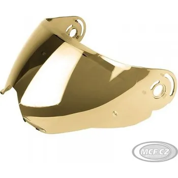 Helma na motorku Plexi SCORPION EXO-CITY II zrcadlové zlaté KDS-O-01 uni