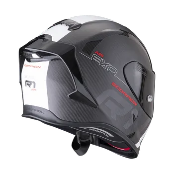 Motodoplněk Moto přilba SCORPION EXO-R1 CARBON AIR MG matná černo/bílá M