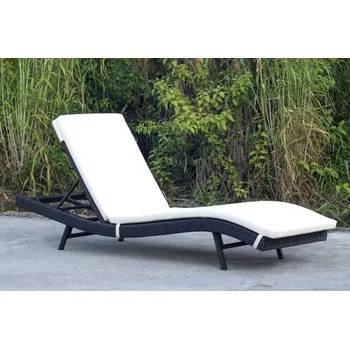 Zahradní lehátko Nábytek PEGAS Lehátko Montana umělý ratan černé