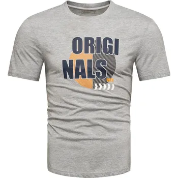 Pánské tričko Recea Pánské tričko s krátkým rukávem Saveaw šedá M