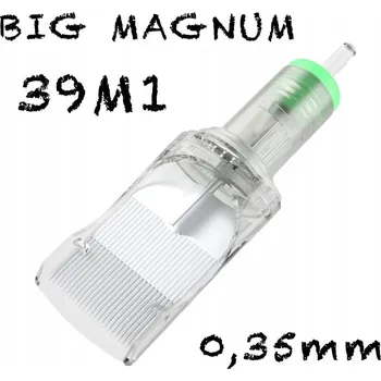 Tetovací jehla 39M1 PREMIUM CARTRIDGE 0,35MM BIG MAGNUM 1KS N18