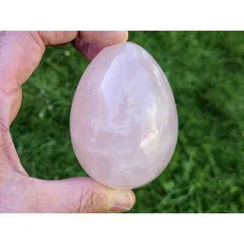 Přírodní kámen Hladké vejce z růženínu 337g