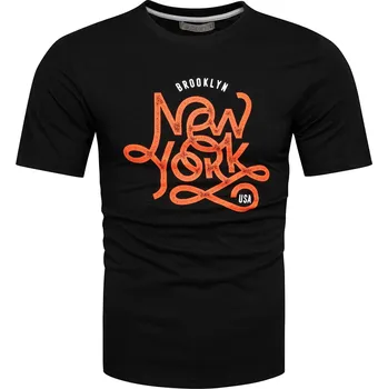 Pánské tričko Recea Pánské tričko s krátkým rukávem Taualaiw černá M