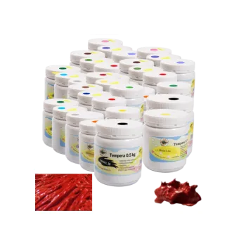 Vodová barva Tempera 0,5 kg- sada 36 ks btes36