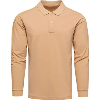 Pánské tričko Recea Pánské tričko s dlouhým rukávem Zogjani béžová XXL