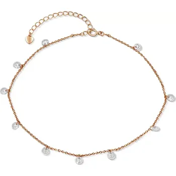 Řetízek Pozlacený řetízek na nohu JVD SVLB0246XE9RO24