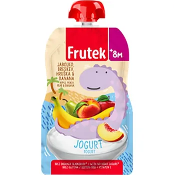 Frutek přesnídávka broskev jogurt 100g Fructal bez lepku NOVINKA květen 5887