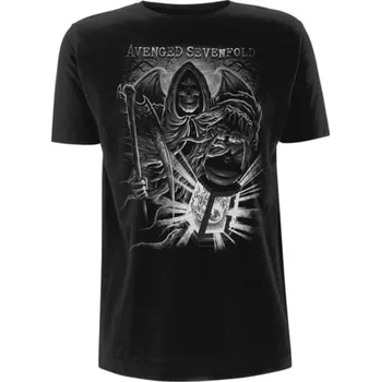 Karnevalový doplněk Plastic Head Distribution - Tričko pro muže Avenged Sevenfold Reaper Lantern - S