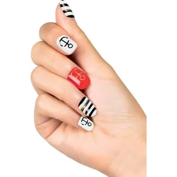 Karnevalový doplněk Boland - Umělé nehty námořnický motiv -