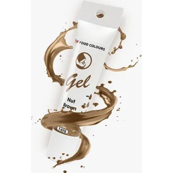 Potravinářské barvivo Food Colours gelová barva tuba Nut Brown 30 g